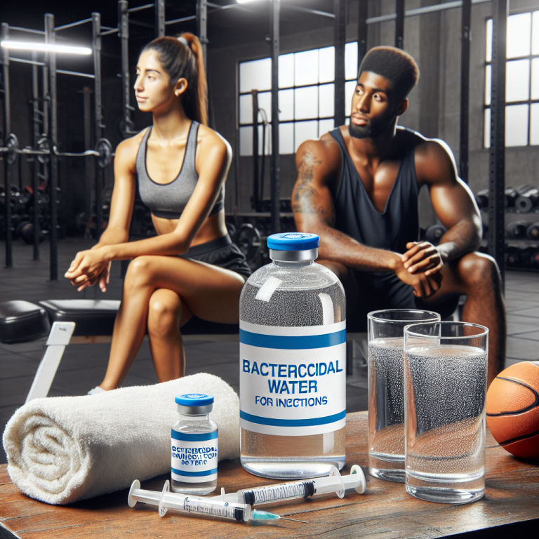 Acqua battericida per iniezioni: un alleato per il recupero muscolare degli sportivi