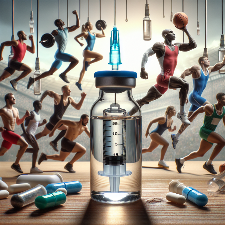 L'acqua battericida per iniezioni come strumento per migliorare le performances sportive