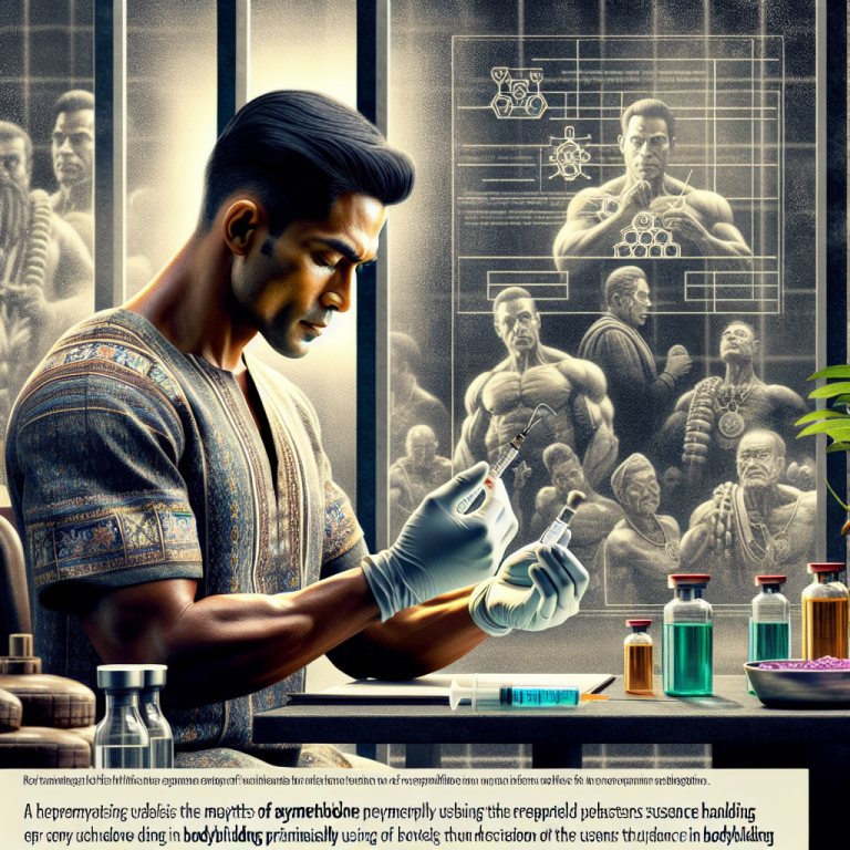 L'iniezione di Oxymetholone nel bodybuilding: miti e realtà