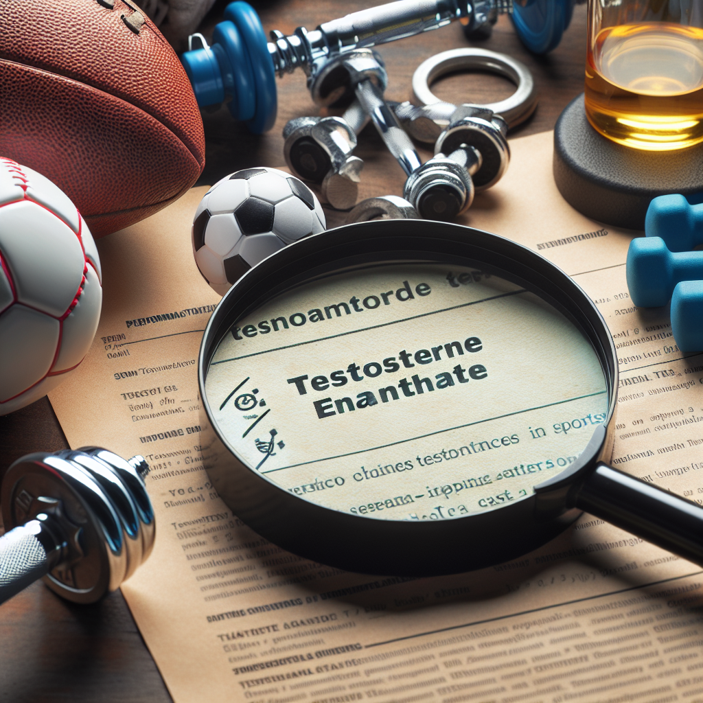 Il testosterone enantato come sostanza dopante nel mondo dello sport