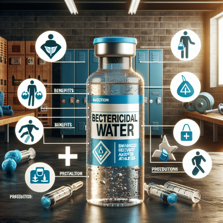 Acqua battericida per iniezioni: benefici e precauzioni per gli sportivi Acqua battericida per iniezioni: benefici e precauzioni per gli sportivi